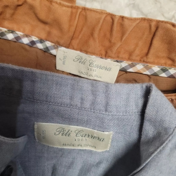 Pili Carrera Boys Set 2 Years Blue Brown Lot Of 2 - Picture 6 of 6